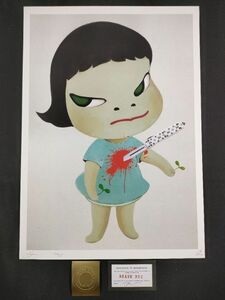 世界限定100枚 DEATH NYC アートポスター 61 ポップアート バンクシー BANKSY ナイフ 奈良美智 yoshitomo nara おかっぱ 女子