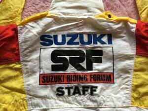 非売品◆SUZUKIスズキ　SUZUKI RIDING FORUM STAFF(SRF)ブルゾン　サイズL 美USED