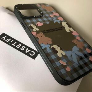 CASETiFY　ケースティファイ　新品iPhoneケース　ミラーケース　可愛い　犬　クマ　ハート　リボン