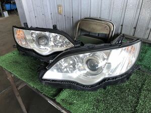 レガシー　BP5 ヘッド　ライト　ランプ　HID 左右セット　100 20952 黄ばみ、クモリあり、薄い劣化あり　動作等未確認　スバル