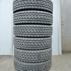 送料無料 スーパーバリ山★225/80R17.5 123/122L ブリヂストン M801 ecopia 6本セット ミックス 4トン車