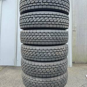 イボ付き★ほぼ新品 2023年製 245/80R17.5 133/131J ブリヂストン M801 ecopia 6本セット ミックス 4トン車