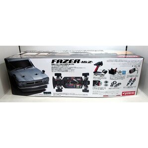 ■【美品】京商 1/10 EP 4WD フェーザーMk2 FZ02 日産 スカイライン 2000GT-R (KPGC10) チューンド・バージョン シルバー KYOSHO ラジコンの画像2