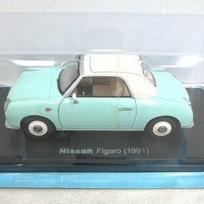 ■【ブリスター未開封・車両のみ】1/24 アシェット 国産名車コレクション 日産 フィガロ 1991 Nissan Figaro hachetteの画像1