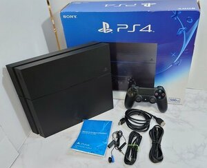 ■【中古】SONY◆ソニー プレイステーション４ 本体◆SONY PS4 500GB 1200A B01 ジェットブラック◆ -21-