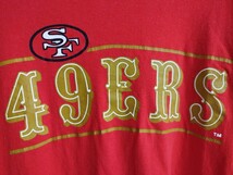 ヴィンテージ made in USA アメリカ製 80s NFL アメフトSF 49ersサンフランシスコ・フォーティナイナーズTシャツ サイズ xl_画像7