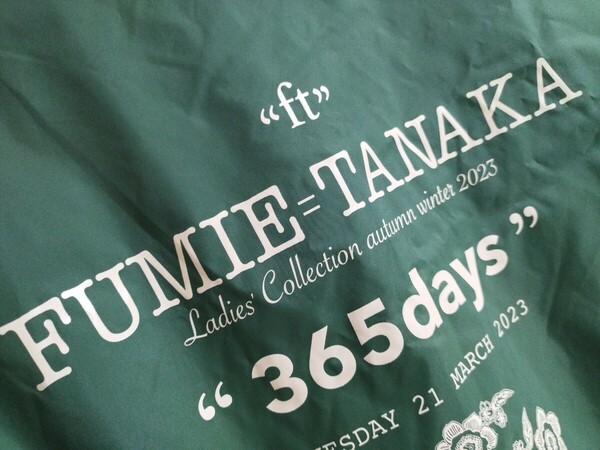 【非売品】 FUMIE=TANAKA フミエ タナカ 23AW コレクション ” 365days ” スタッフ コーチジャケット