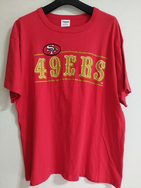ヴィンテージ made in USA アメリカ製 80s NFL アメフトSF 49ersサンフランシスコ・フォーティナイナーズTシャツ サイズ xl