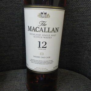 The MACALLAN ザ・マッカラン 12年 シェリーオーク ウイスキー 700ml 40% 箱付の画像2