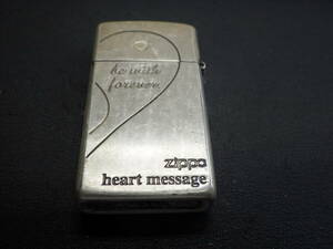 Zippo ジッポー ジッポライター ハート スリムタイプ 2008年製