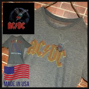 【激レア】USA製★CHASER LA★AC/DC☆1985★ツアー★ヴィンテージ★バンドTシャツ★バンtee★XL★古着