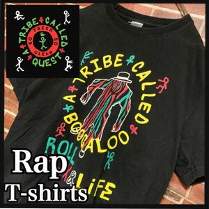 【激レア】A TRIBE CALLED QUEST★トライブコールドクエスト★Q-TIP☆ラップTシャツ★RAPTEES☆L★古着