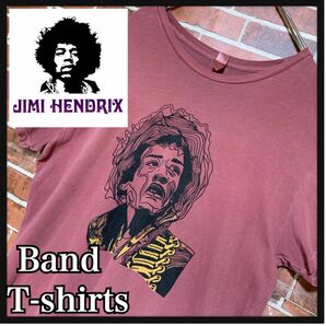 【入手困難】JIMI HENDRIX★ジミ・ヘンドリックス★アート★グラフィック★プリント★バンドTシャツ★希少カラー★古着★L