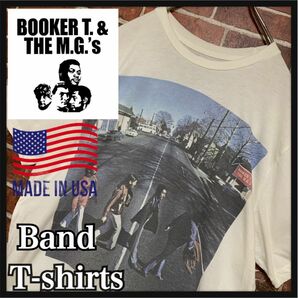 【入手困難】USA製★BOOKER T.& THE M.G.S★ブッカーT★アビイロード★フォト★SOUL★バンドTシャツ★古着