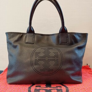 1円 1スタ Tory Burch トリーバーチ トート トートバッグ レザー 黒 の画像1