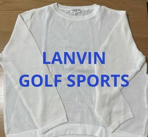 LANVIN SPORTS ゴルフニット　オーブホワイト
