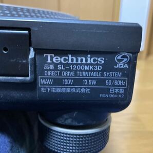 Technics/テクニクス/ターンテーブル/レコードプレーヤー/SL 1200 MK3D/説明書付き/蓋付き/付属品付きの画像5