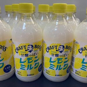 クラフトボス甘酸っぱいレモンミルク500ml10本セット