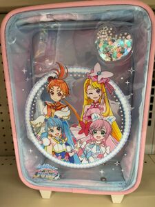 ひろがるスカイ　ぷり プリキュア バッグ　コロコロキャリー ピンク