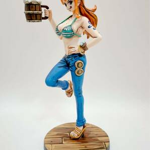 ワンピース 野郎ども宴だ！！-NAMI- ナミ フィギュア リペイント 二次元塗装 アニメ塗り ONEPIECE二次元彩色 の画像3