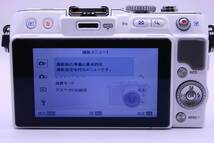 ★良品★OLYMPUS オリンパス OLYMPUS PEN Lite E-PL3 ホワイト デジタルミラーレスカメラ フラッシュ付き C-0014_画像8