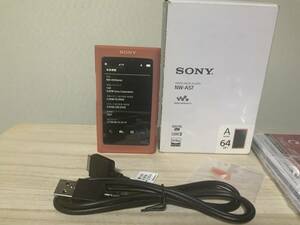 SONY Walkman ウォークマン NW-A57 64GB トワイライトレッド　箱、シリコンケース