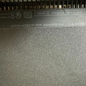 SONY プレステーション3CECH-4200B チャコールブラック 箱付 ゲーム機 中古品の画像3