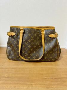 LOUIS VUITTON ルイヴィトン モノグラム バティニョール ショルダーバッグ シリアルCA1026トートバック ブラウン ブランド 