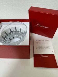 バカラBaccarat The YEAR 2021 タンブラー ティアラ ロックグラスクリスタル グラス 箱付 新品