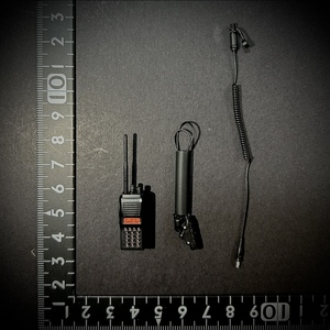 [ price increase expectation ]DAMTOYS made model 1/6 scale man woman figure for equipment parts transceiver set ( unused 