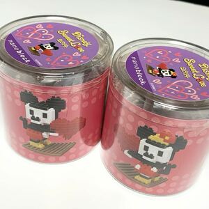 ナノブロック ミッキーマウス&ミニーマウス Disney Sweet Love 2014 2種セット ディズニー バレンタイン 希少【nano block/DISNEY RESORT】