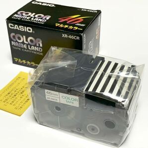 カシオ ネームランド XR-46CR テープカートリッジ マルチカラー 46mm 未開封 ラベル 生産終了 廃番 #1 【CASIO/NAME LAND/TAPE CARTRIDGE】の画像3