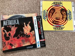ANTHRAX & METALLICA 2枚セット　CDケースなし