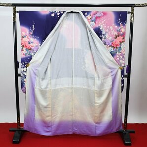 振袖 成人式 結婚式 花 身丈153cm 裄丈66cm ★着物 f-887 桜庭呉服店の画像7