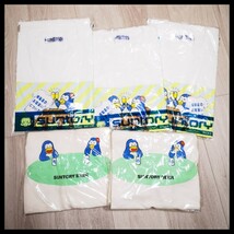 ②サントリー　ペンギンTシャツ　エプロン　セット　昭和レトロ品_画像1