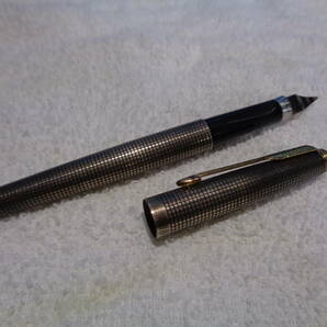 PARKER STERLING CAP&BARREL U.S.A ペン先 14k POINT 万年筆の画像3