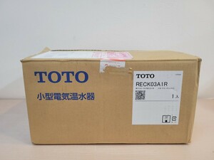 未使用保管品 TOTO 小型電気温水器 RECK03A1R ３L 壁掛けタイプ 洗面手洗い用 100V 元止め式