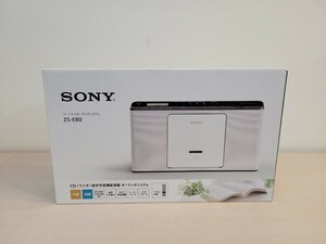 未使用 SONY ソニー パーソナルオーディオシステム ZS-E80 薄型CDラジオ