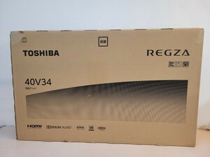 未使用に近い 2023年製 TOSHIBA 東芝 REGZA レグザ 40V34 液晶テレビ 40インチ ネット動画対応 40V型