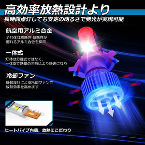 [YON-A60413364] OPL501 T5-H4 LED ヘッドライトバルブ 車検対応 ledバルブ Hi/Lo 12V/24V車適合 ホワイト イエロー メモリー 2本セット