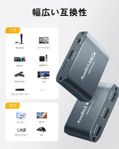 [YON-A60413368] HDMI switch 4K 60Hz 3 selector 3 port hub enhancing personal computer DVD player Nintendo Switch PS5 power supply un- necessary high speed HDMI