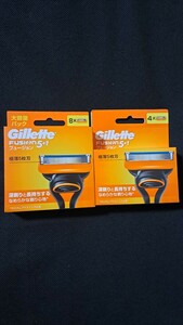 【正規品】P&G　ジレットフュージョン替刃５＋１　8個入+4個入　替刃合計12個