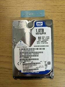 Western Digital 1TB HDD WD10JPVX 5400RPM（2）