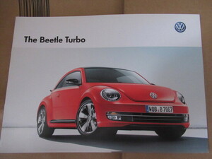 THE Beetle Turbo 2013年 カタログ 表裏含む8ページ ザ・ビートル ターボ　 レア資料 ジャンク 擦れ折れ汚れ有