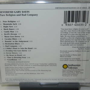 08. Reverend Gary Davis / Pure Religion And Bad Companyの画像2