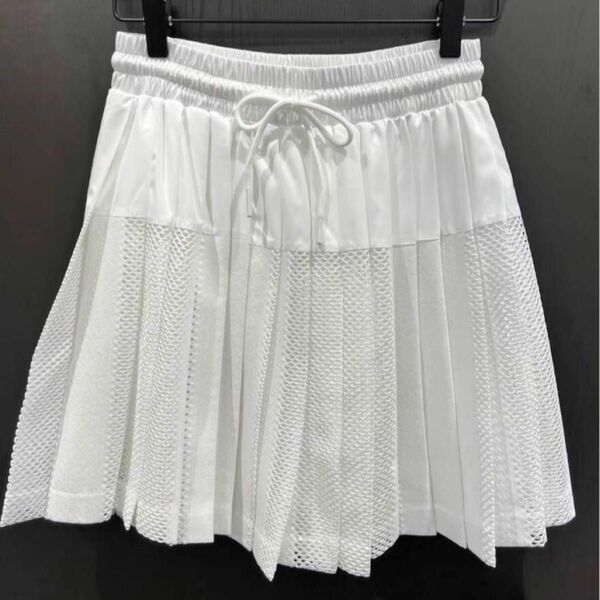 【即発送】ゴルフ ジーフォア ウェア スカート（ホワイト）Sサイズ