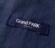 新品★Grand PARK NICOLE★グランドパーク ニコル★撥水フードマウンテンパーカー★50 LLサイズ★ネイビー ナイロン_画像6