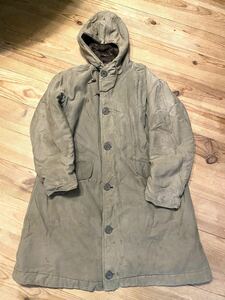 USN 40s 米軍　実物　Type N-2 Parka 米軍　US ミリタリー ミリタリージャケット カーキ NAVY