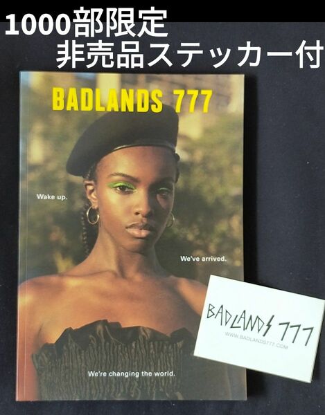 新品同様 非売品ステッカー付き BADLANDS 777 #3 写真集 ディスプレイ 洋書 洋雑誌 アート写真集 ガーリーマガジン