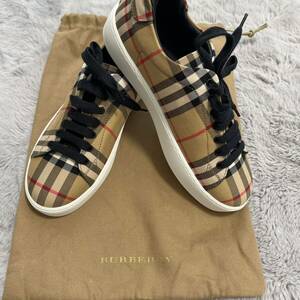 新品未使用 BURBERRY バーバリー ヴィンテージチェック ローカット スニーカー